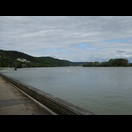 Der Weg entlang der Seine zum Campingplatz